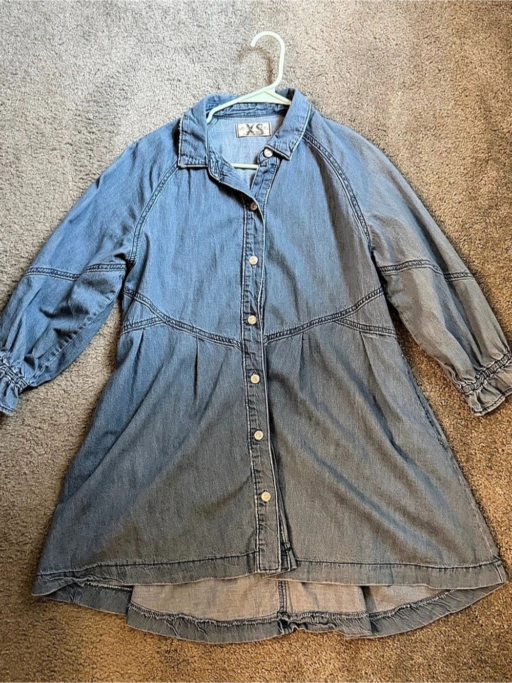We the Free Girls Denim Dress Size XS